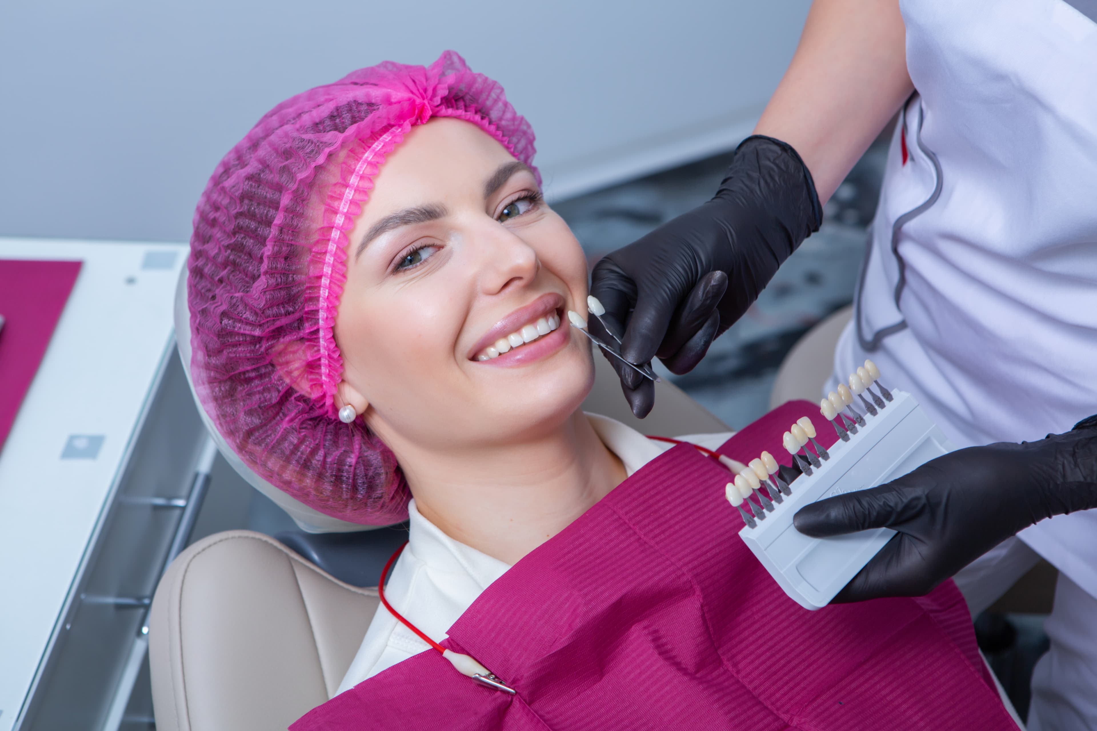 Dental shade matching for oral surgery